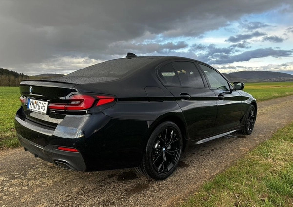 BMW Seria 5 cena 225000 przebieg: 21200, rok produkcji 2021 z Gostyń małe 781
